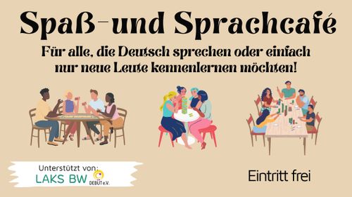 Spaß- und Sprachcafé im Tempel