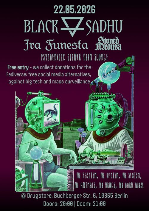Black Sadhu + Ira Funesta + Stoned Medusa ⬥ Drugstore