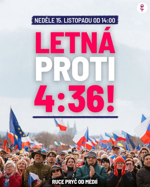 Ruce pryč od médií - Praha Letná