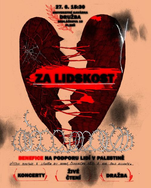 Za lidskost: Dobročinná akce na podporu lidí v Gaze