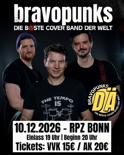 BRAVOPUNKS: DIE ÄRZTE COVER LIVE IM RPZ BONN