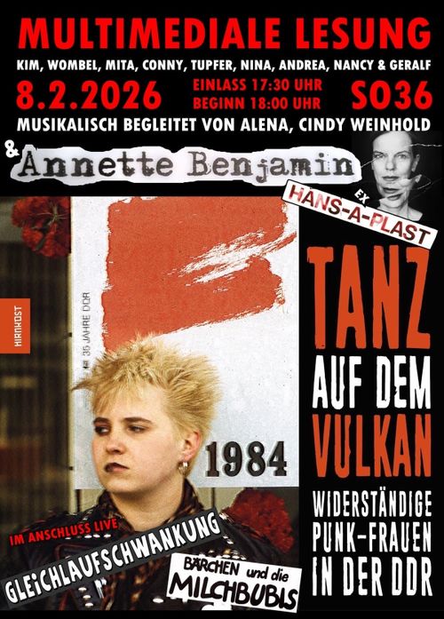 Tabz auf dem Vulkan Widerständige Punk Frauen in der DDR - Multimediale Lesung