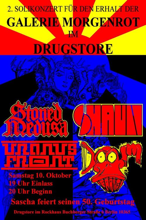 Stoned Medusa | Shaun | Uranus Front | Doomerang