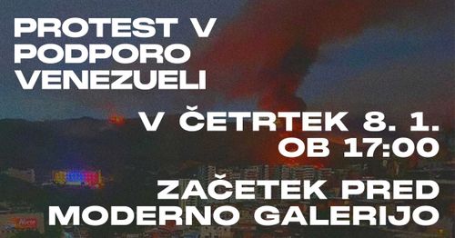 Protest v podporo Venezueli!