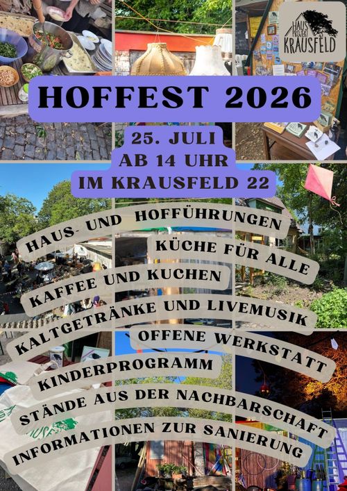 Hoffest im Hausprojekt Krausfeld