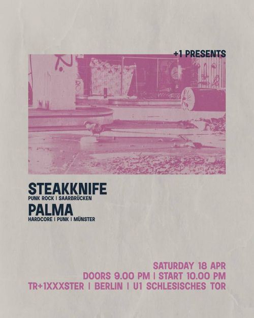 Plus 1 pres.: Steakknife + Palma