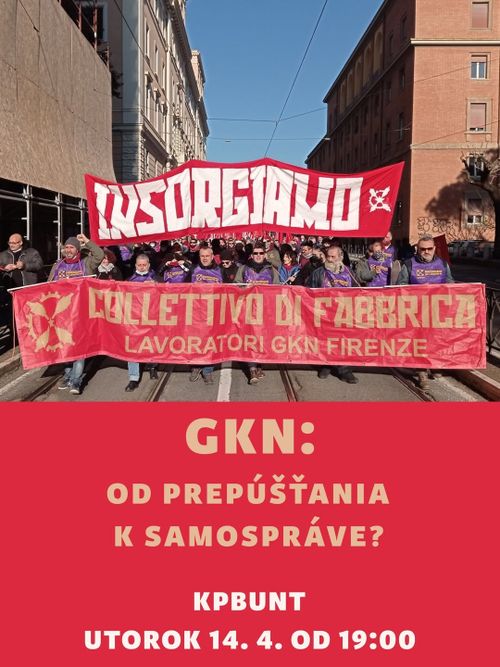GKN: OD PREPÚŠŤANIA K SAMOSPRÁVE? (14. 4., 19:00 h)