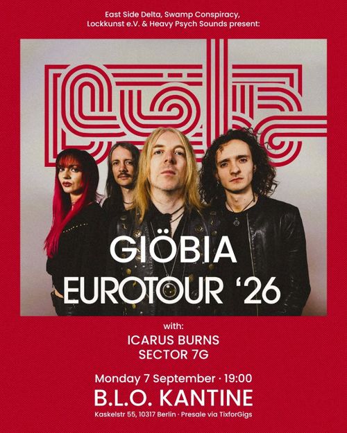 Giöbia // B.L.O. Kantine Berlin (support: Icarus Burns)