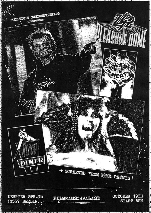 PLEASURE DOME X: BLOOD DINER (1987, OV, 35mm) & DEAD HEAT (1988, OV, 35mm)