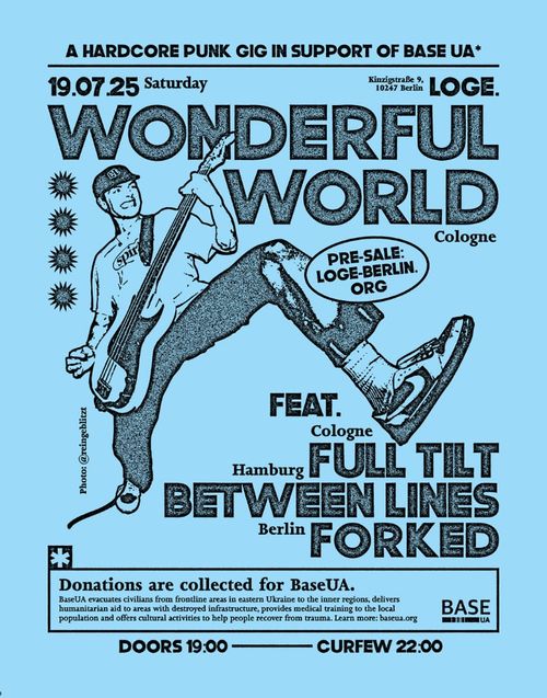 Wonderful World + Full Tilt + Between Lines + Forked