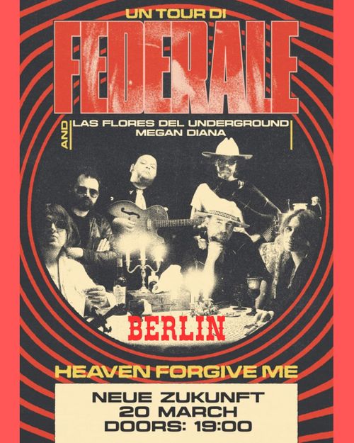 Federale & Megan Diana, Las Flores del Underground at Neue Zukunft