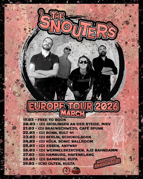The Snouters (Punkrock) + Two Stories Away (pop-punk) at Schokoladen Berlin