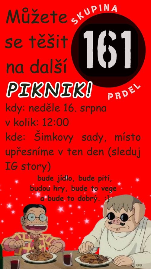 Skupina PRDEL - vege piknik!