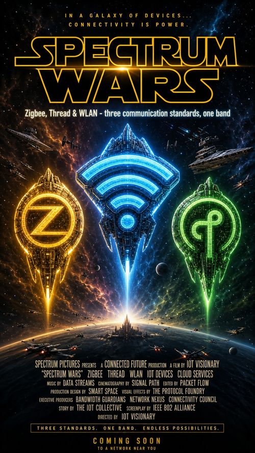Smart-Home-Meetup, heute mit Talk: Harald Thomas spricht über Spectrum Wars, Zigbee, Thread & WLAN -- drei Standards, ein Frequenzband