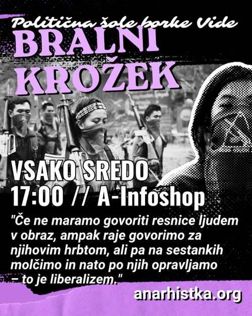 Bralni krožek – Politična šola borke Vide: Boj proti liberalizmu - Mao Zedong