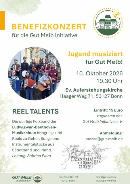 Benefizkonzert für die Gut Melb Initiative 