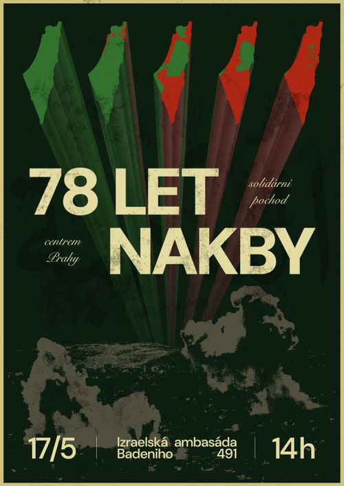 📣 SOLIDÁRNÍ POCHOD PRAHOU K 78. VÝROČÍ NAKBY 📣