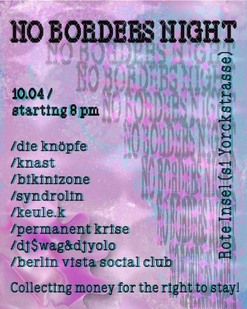 No Borders Night