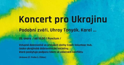 Koncert pro Ukrajinu: Karel / Uhray Tonyák / Podobni zvěři