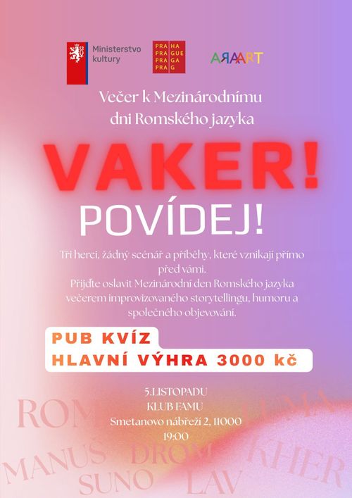 Mezinárodní den romského jazyka: Vaker!