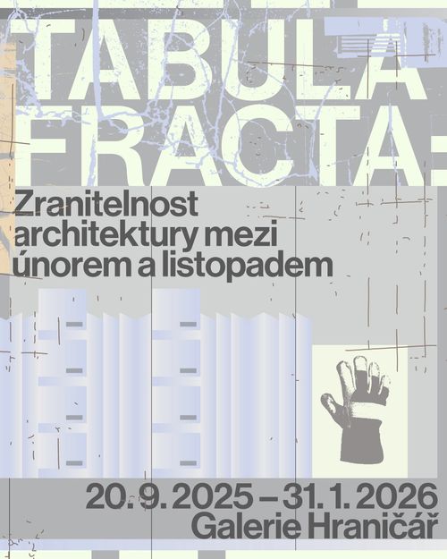 Poster for exhibition Tabula Fracta.