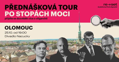 PO STOPÁCH MOCI: přednáška o oligarchii [OLOMOUC]