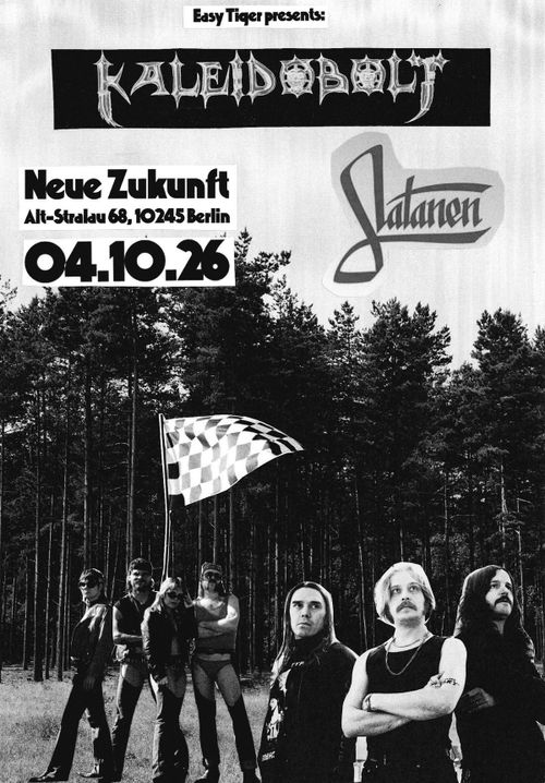 Kaleidobolt (FIN/Svart) + Satanen (FIN/Svart) at Neue Zukunft