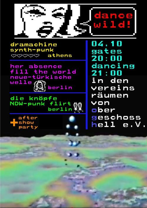 Dramachine + Her Absence Fill the World + Die Knöpfe