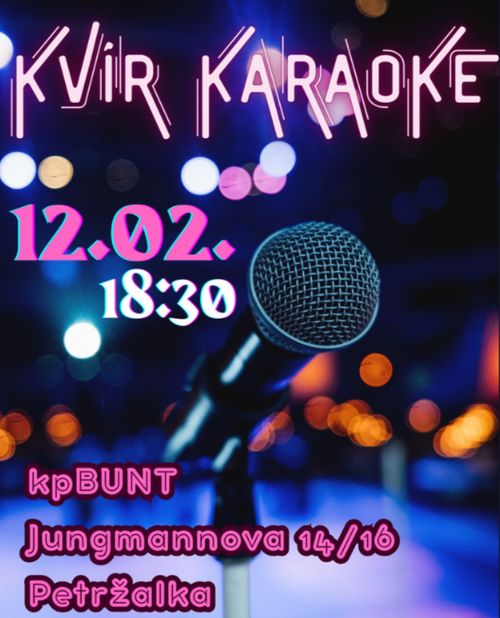 LIGHT* KVÍR KARAOKE (12. 2., 17:00 h)