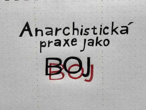 kolektivní workshop: anarchistická praxe jako boj - pokec o kultuře odporu