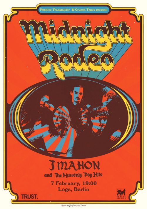 Midnight Rodeo (UK) + J Mahon and The Heavenly Pop Hits live at Loge