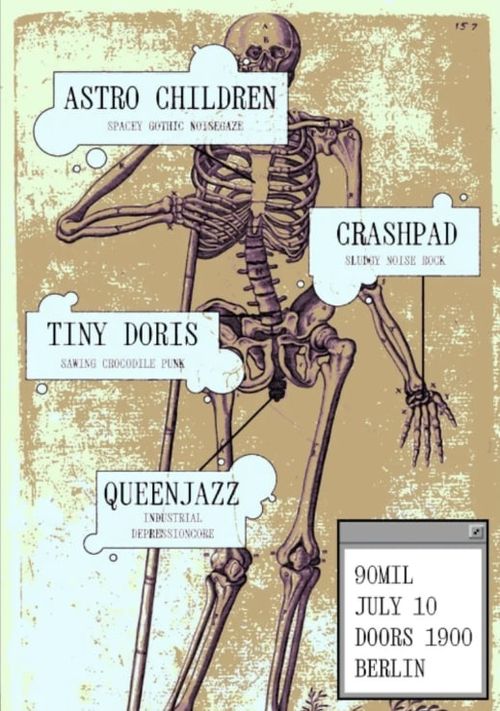 ASTRO CHILDREN + CRASHPAD + TINY DORIS + QUEEN JAZZ